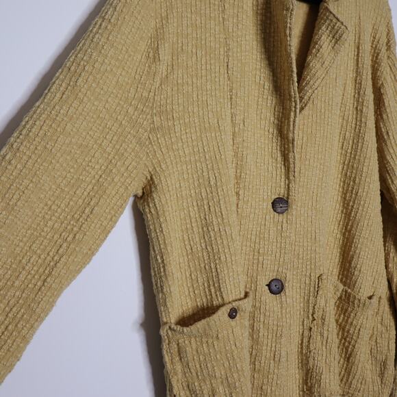 FREE PEOPLE BEACH Reign Textured Blazer Ginger Oversized Two Button Women's S - Picture 5 of 12